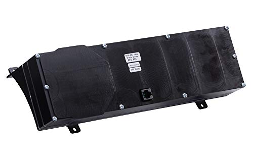 Dakota Digital VHX System-Black Alloy Style Face w/Red Display Compatible with 1986-91 Jeep Wagoneer/J-Trucks