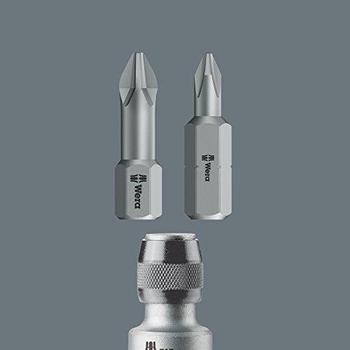 Wera - 784 A Quick-Release Chuck 5042750001 Female Square, Adaptor 1/4" x 1/4" Drive
