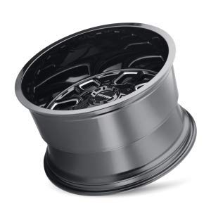 Cogent MAYHEM 8107 Gloss Black/Milled Spokes 20X9 5-139.7/5-150 0mm 110mm Wheel with Painted (0 x 9. inches /5 x 139 mm, 0 mm Offset)