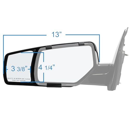 Snap and Zap Fit System 80920 Towing Mirror Pair (2015 and Up Gm SUV)