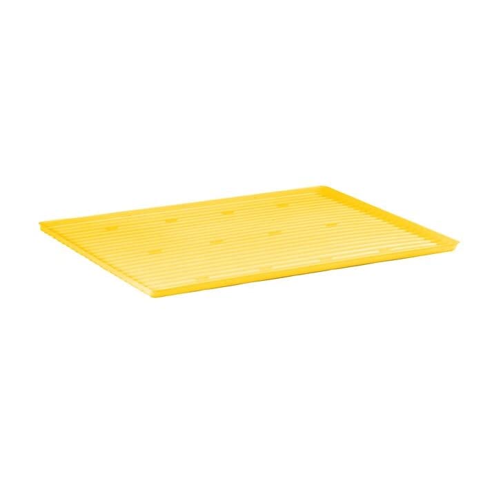 Sump Combo Poly Tray for Shelf 29935, 2 Or 4 Gallon Safety Cabinet, Yellow - 29050