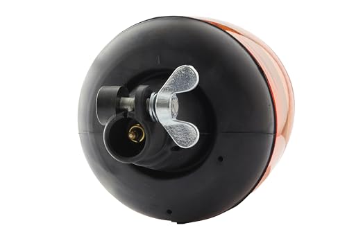 HELLA KL 006846001 Rotaflex Flex Mount Beacon Warning Light, Rotating Patterns, 12V, Amber