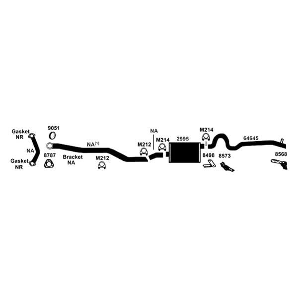 Muffler AP Exhaust 7558