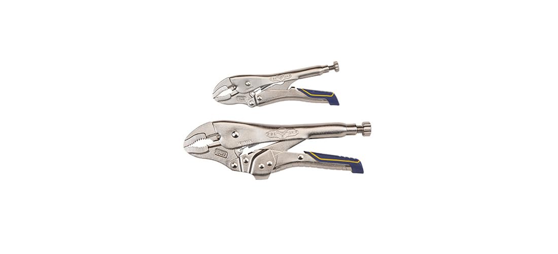 Locking Pliers IRWIN VISE-GRIP Combo Pack, Curved Jaw, 7-Inch & 10-Inch (IRHT82590)