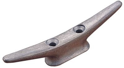 Closed Base Sea-Dog Line Cleat - Flat Head, aluminum cleat 6in