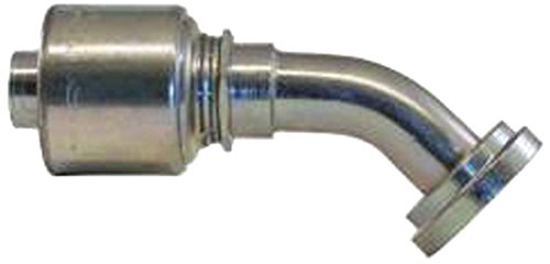 GL Couplings Gates 16GL-16FL45S, Code 61 O-Ring Flange, 45 Bent Tube, 1" ID