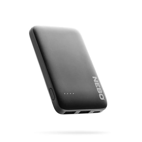 5K NEBO 5000mAh Power Bank | 18.5Wh Capacity, 2-Way Output Charging, Durable USB & USB-C Ports, Compatible with iPhone & Android, TSA Approved Travel Essential