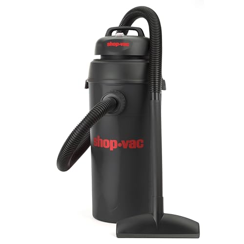 5 Gallon Shop-Vac 9522205 5.5 Peak HP Hangup Wet/Dry Vacuum, 1.25 Inch Diameter x 18 Foot Hose, 6 Foot Cord, Wall Mount Included, Ideal for Garage, Workshop & Home