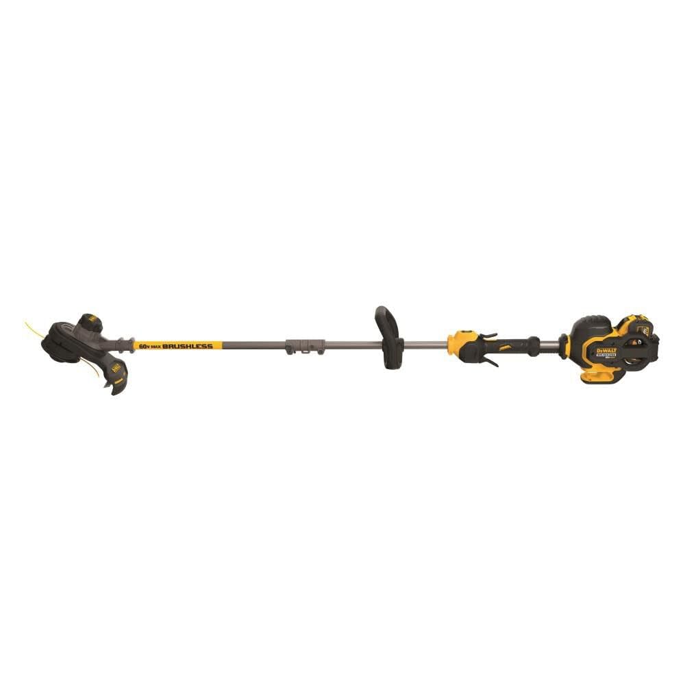 FLEXVOLT DEWALT 60V MAX* String Trimmer, Brushless, Two Speed, 15-Inch, 3-Ah Battery (DCST970X1)