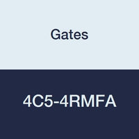 4C5-4RMFA Gates Field Attachable for C5C, C5D and C5M Hose, SAE Male Flareless Assembly, Steel, 3/16" ID