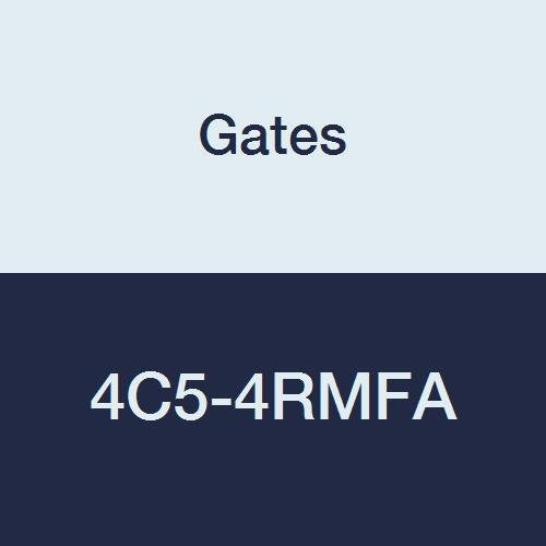 4C5-4RMFA Gates Field Attachable for C5C, C5D and C5M Hose, SAE Male Flareless Assembly, Steel, 3/16" ID