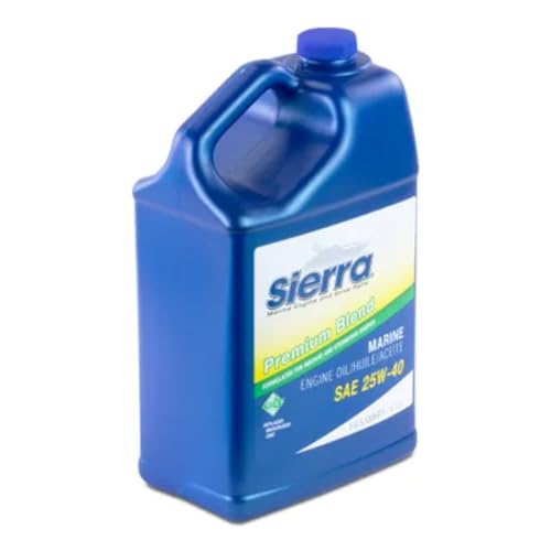 18-9400-4 Sierra International 25W-40 FC-W 4-Stroke Marine Stern Drive Oil - 5 Quart