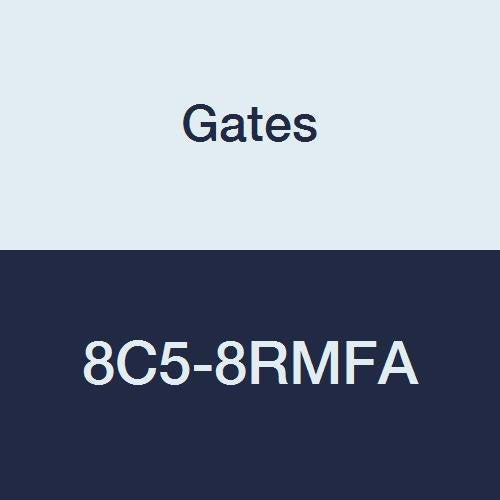 Gates Field Attachable 8C5-8RMFA for C5C, C5D and C5M Hose, SAE Male Flareless Assembly, Steel, 13/32" ID