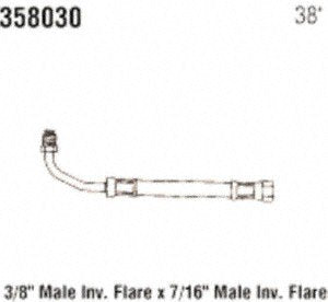 Power Steering Gates 358030 Hose Assembly Pressure Line