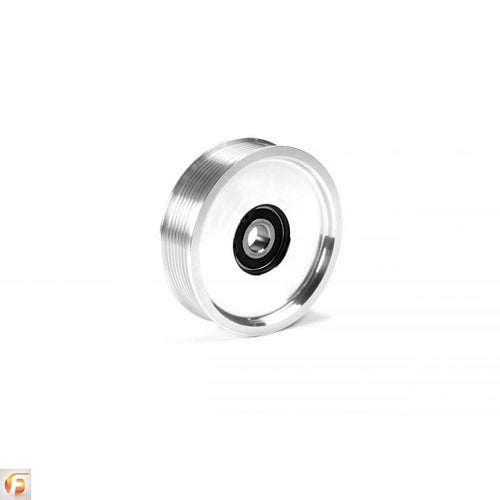 03-18 Dodge 2500/3500 Cummins Upper Fan Pulley Idler (Bare Aluminum Finish) Fleece Performance (FPE-34657-AL)