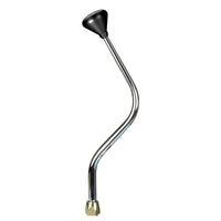Ford ES Shifter 6R80 Chrome 16" Bench Bend Lever Mushroom Black Knob