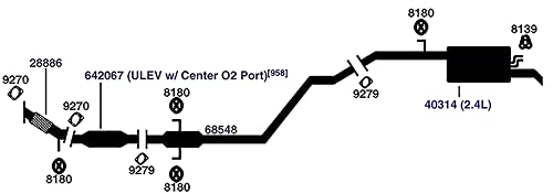 Exhaust Pipe New for Forte