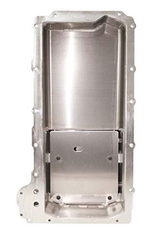 Moroso Aluminum Drag Race Oil Pan 21157, Fits GM LS 4.8/5.3/6.0/6.2 Engines, Use w/Single Stage External Oil Pump