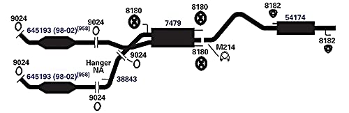 Exhaust Tail Pipe AP Exhaust Products 54174