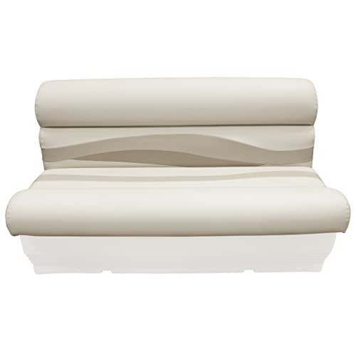 Wise Premier Series BM1145-1066 Pontoon 50" Bench Seat Cushion Set, Stone/Mocha Java/Khaki