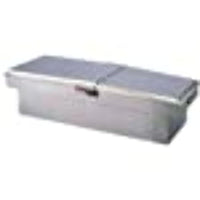 TrailFX Crossover Standard Tool Box Dual Lids with Struts Polished 16-Gauge Diamond Tread Aluminum 9.0 Cubic Foot 72" Length x 19-1/4" Weight x 13-1/2" Height With Plastic Tray TrailFX 140721