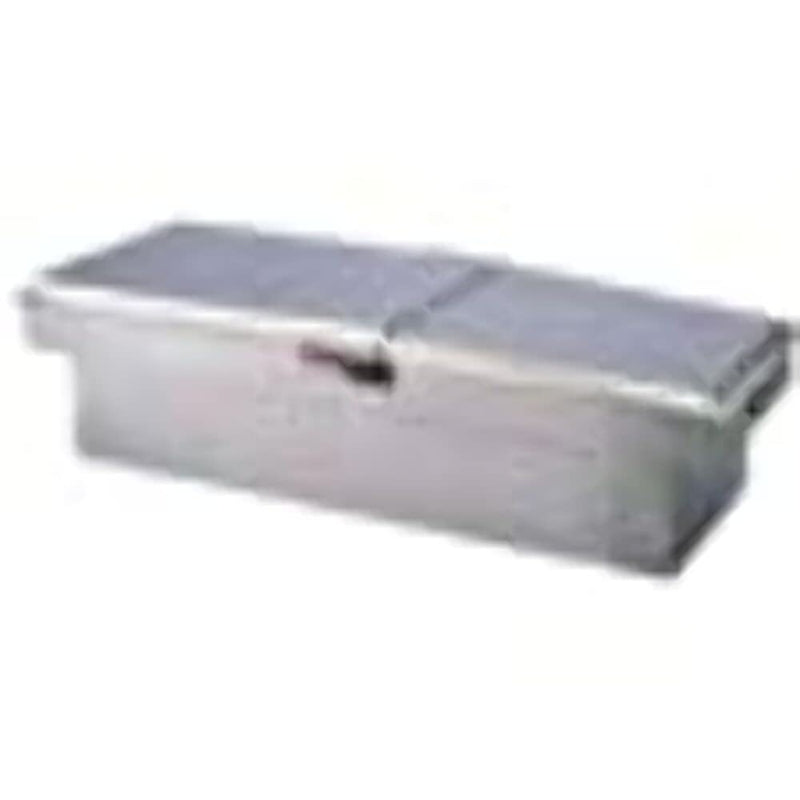 TrailFX Crossover Standard Tool Box Dual Lids with Struts Polished 16-Gauge Diamond Tread Aluminum 9.0 Cubic Foot 72" Length x 19-1/4" Weight x 13-1/2" Height With Plastic Tray TrailFX 140721