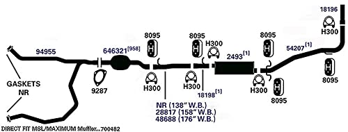 Exhaust Tail Pipe New for E-350 Super Duty E-250