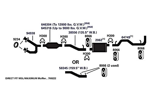 Exhaust Tail Pipe AP Exhaust Products 64749