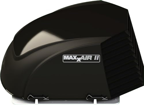 Maxx II MAXXAIR 00-933082 Standard Vent Cover, One Piece Design, Super Tough Wind Resistant Cover for Roof Vents, Black