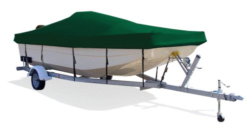 Taylor Made Products Semi-Custom Trailerite Boat Cover for Center Console Bay Style Boat with Outboard Motor - Includes Motor Hood, Multiple Sizes and Colors