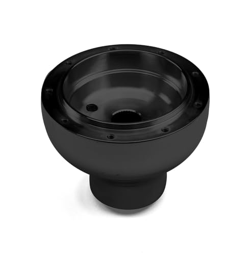 Black Nine Bolt Billet Aluminum Steering Wheel HUB Adapter for '41-'75 Jeep