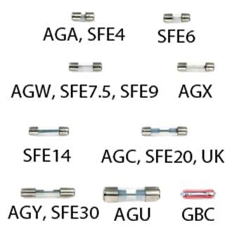 5A Littelfuse AGC5BP Glass Fuse, (Pack of 5)
