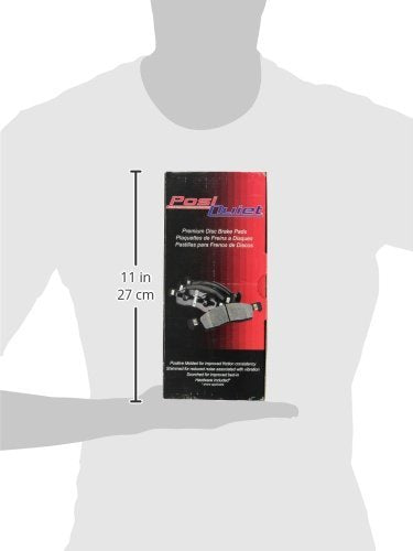 Posi Quiet Centric 105.05980 Premium Ceramic Front Disc Brake Pad Set for Select Ford, Lincoln and Mercury Model Years
