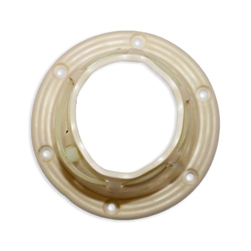 T-H Marine Waterproof Cable Boot – Easy Install Motor Well & Transom Rigging Boot – Marine-Grade Vinyl Cable Pass-Through – UV Resistant Cable Protector for Boat Wiring – Off White, 3"