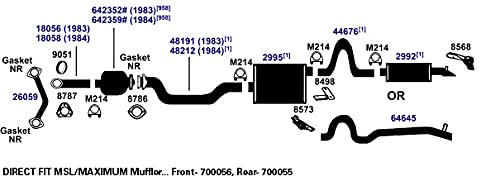 Exhaust Pipe AP Exhaust Products 48212