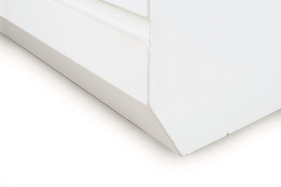 Jobox Crescent Steel Heavy-Duty Truck Chest White