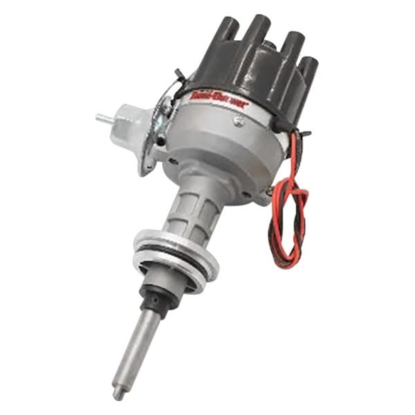 Pertronix Flame-Thrower D144600 Vacuum Advance Black Cap Electronic Distributor with Ignitor Technology for Mopar SB