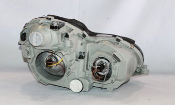 Left TYC Headlight Assembly Compatible with 2001-2004 Mercedes Benz C-Class