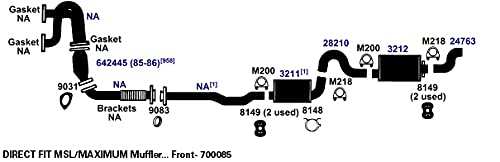 Exhaust Gasket AP Exhaust Products 9083