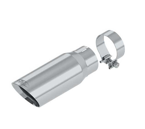 4" Clamp On Chrome Exhaust Tip M-5260-CT1 made for F-150 2021-2024
