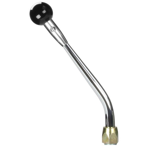 Fm Shifter Lokar Performance Products GM Th350 Chrome 10" Single Bend Lever Muscle Car Black Knob