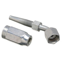 Gates Field Attachable Type T 12C2AT-12RFFORX45S for G2 Hose, 2 Wire, Female Flat-Face O-Ring Swivel, 45 Bent Tube, 1 1/4" ID