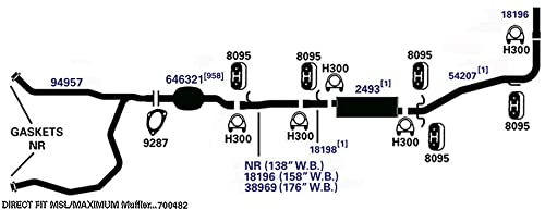 Exhaust Tail Pipe New for E-350 Super Duty E-250