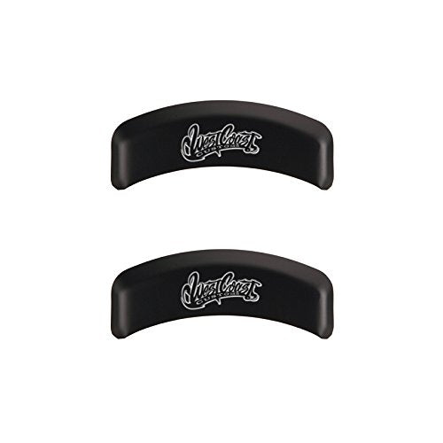 MGP Caliper Covers 'West Coast Customs Baseball' Logo Engraved Matte Black Powder Coat Finish Front/Rear Caliper Cover, (Set of 4) 12195SWCCMB