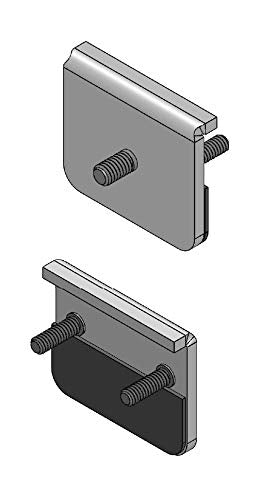 ZROADZ LED Bracket Universal Panel Clamp, Black, Mild Steel, Bolt-on, no drilling required, to mount (2) 3 Inch ZROADZ or similar style Pod Lights (Z390002)