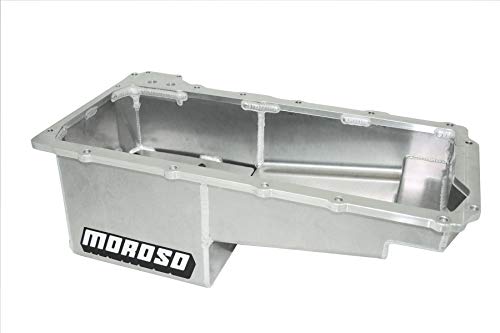 Moroso Aluminum Wet Rear Sump Oil Pan 21158, Fits GM LS in COPO Camaro, 2012-2015 (and others)