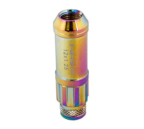 NRG 700 Series Chrome 21-Piece M12 Steel Lug Nut Set with Dust Cap, Locks, and Lock Socket