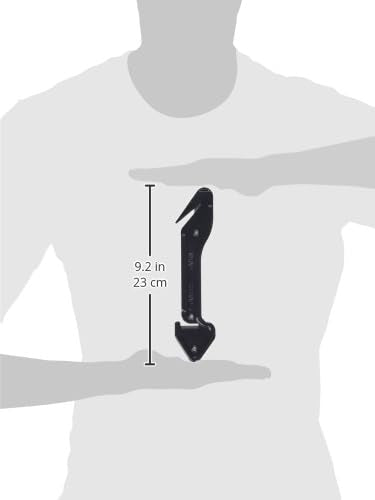 BLACK Dr. Shrink DS-008 Wrap and Strap Knife