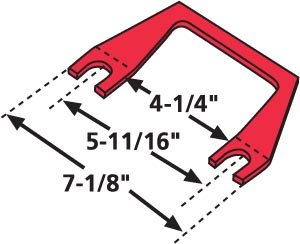 36021 Specialty Products Company 1/16" Shim for Navistar with Corporate 6x4 Air Suspension, (Pack of 6)