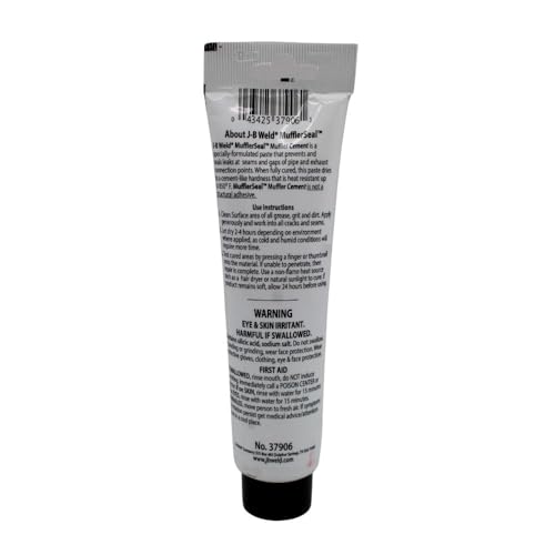 MufflerSeal J-B Weld Muffler Cement Plastic Tube 6 oz. (37906)